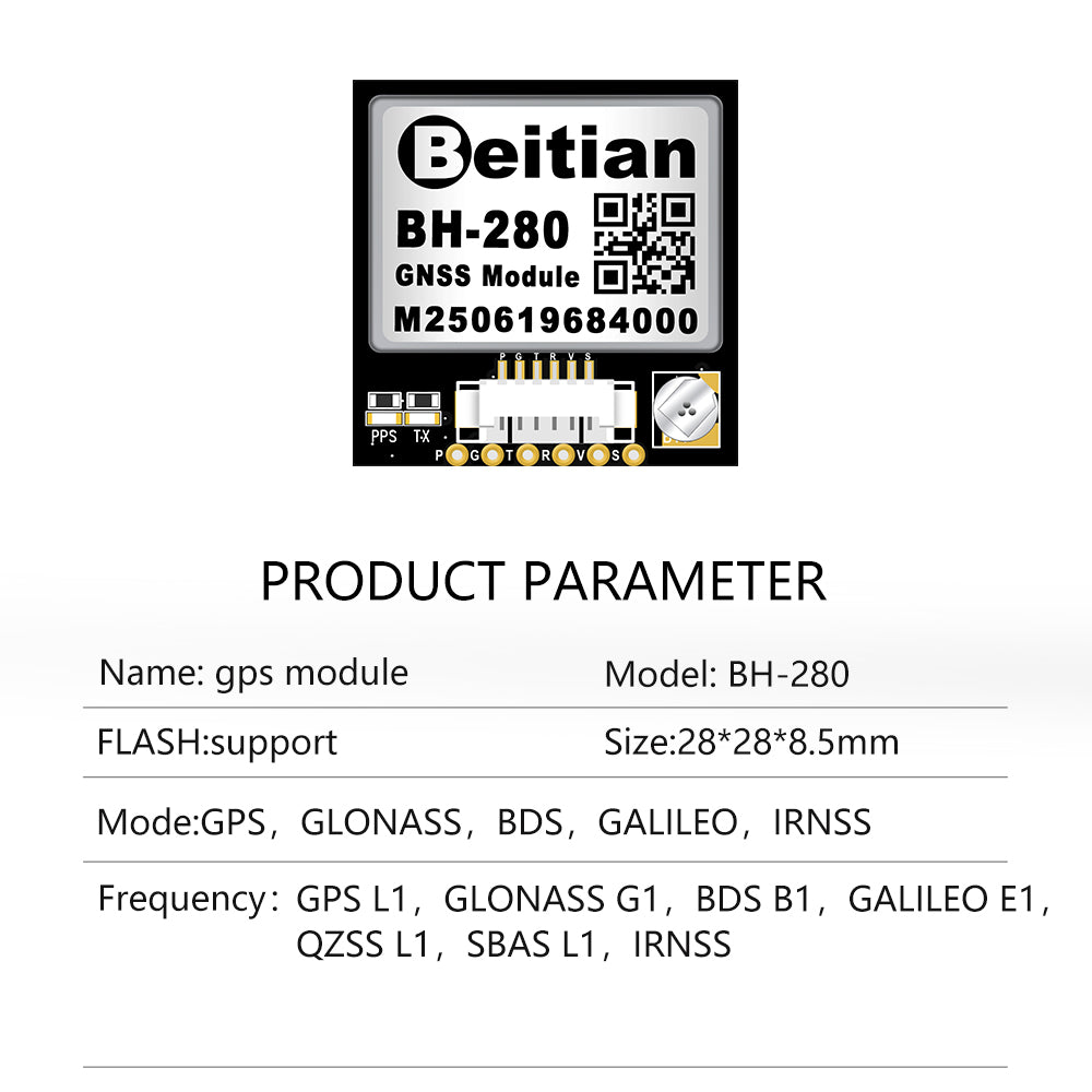 Beitian GPS module position FPV fix wing BH-182 222Q 252Q Beitian GPS module position FPV fix wing BH-182 222Q 252Q